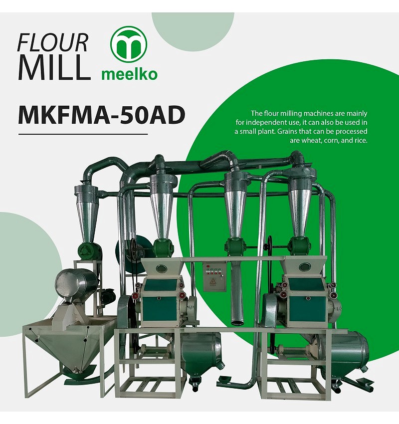 Imagen del producto Molino de Harina MKFMA-50AD de 400–500 kg/h - Meelko