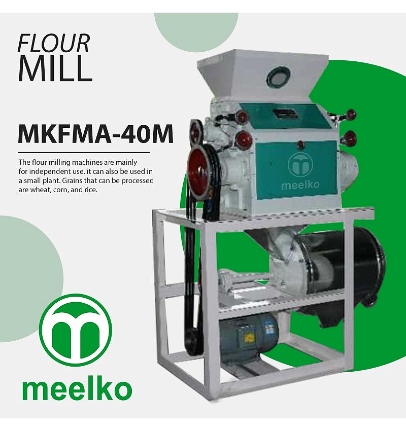Imagen del producto Molino de Harina MKFMA-40M de 150–200 kg/h - Meelko
